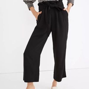 Madewell Huston tie crop pant